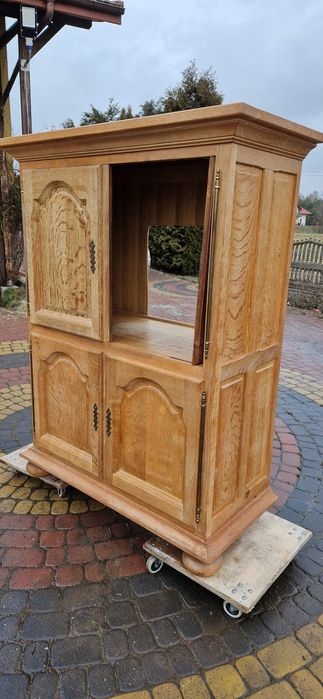 Szafka dębowa/Rtv/lite drewno