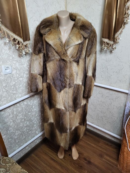 Преміальна натуральна шуба з бобра швейцарський пошив a. kokkinidis