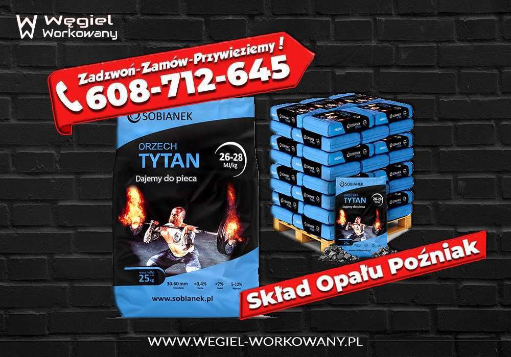 ORZECH TYTAN Sobianek - Wysokokaloryczny Węgiel Workowany