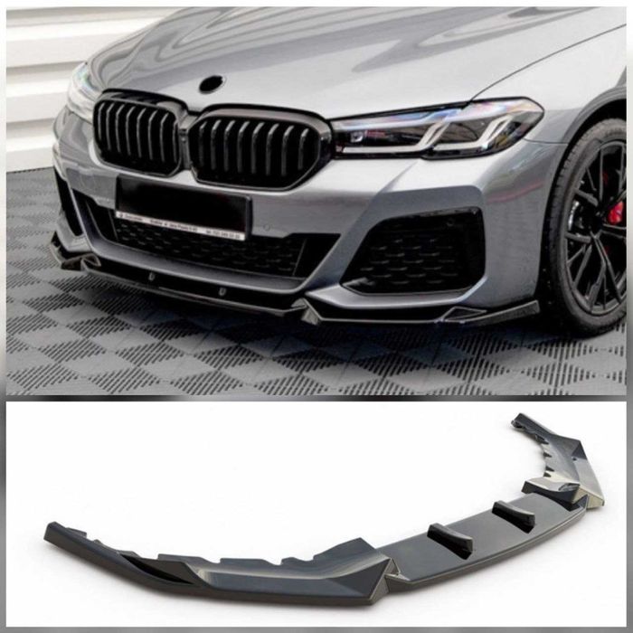 Сплиттер BMW G30  в стиле Maxton Design диффузор губа спойлер сплiтер