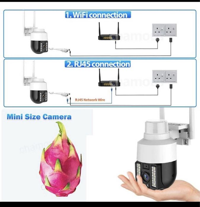 Wi-Fi камера видеонаблюдения. 8Мп. 3840*2160р.