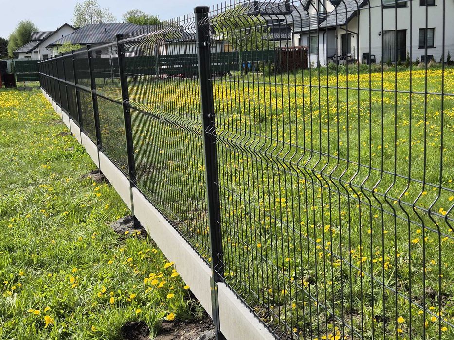 Ogrodzenie panelowe 3D 133cm fi5