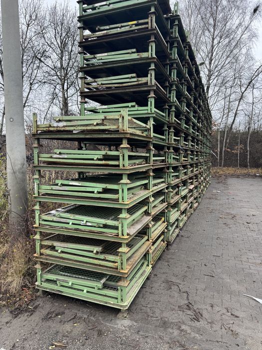 Kosze siatkowe metalowe typu gitterbox 1200x1000