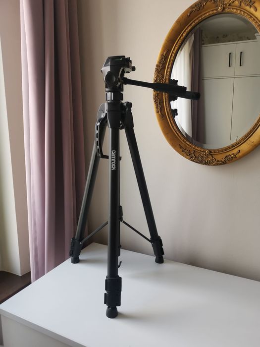 Statyw do aparatu fotograficzny TE68 czarny camrock