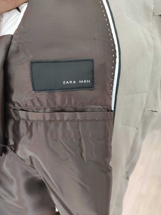 Casaco Creme Zara Homem Tam M Optimo Estado