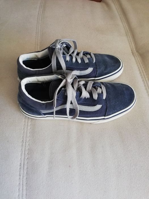 Vans Originais - Azul/branco/cinzento