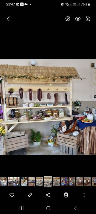 Namiot imprezowy   eventowy 10x5 dekoracje obrusy pokrowce transport