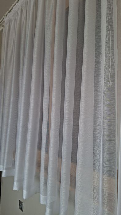 Firanka  zestaw  balkonowy 300 cm +220 cm