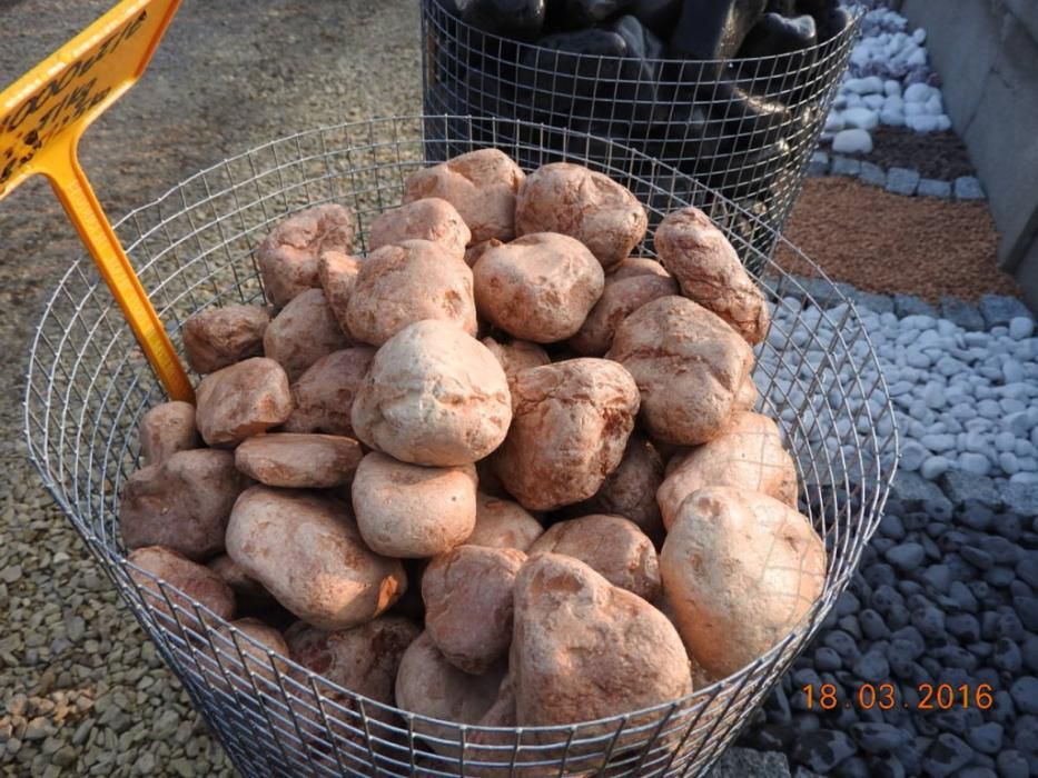 Otoczak Kamień ozdobny pomarańczowy rudy ROSSO VERONA 4-6 cm 1 tona