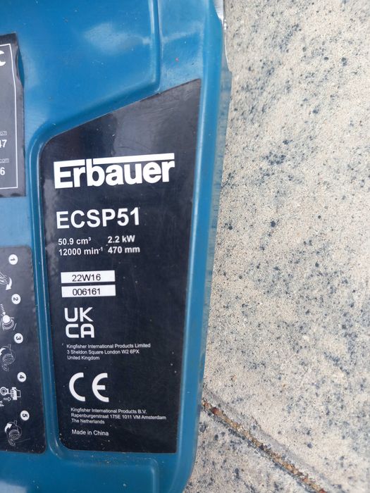 Pilarka spalinowa Erbauer najmocniejsza !! 3,0 KM prowadnica  50 cm
