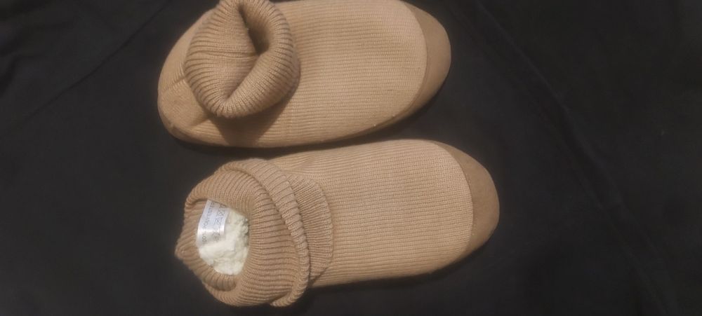 Носки на кожаной подошве