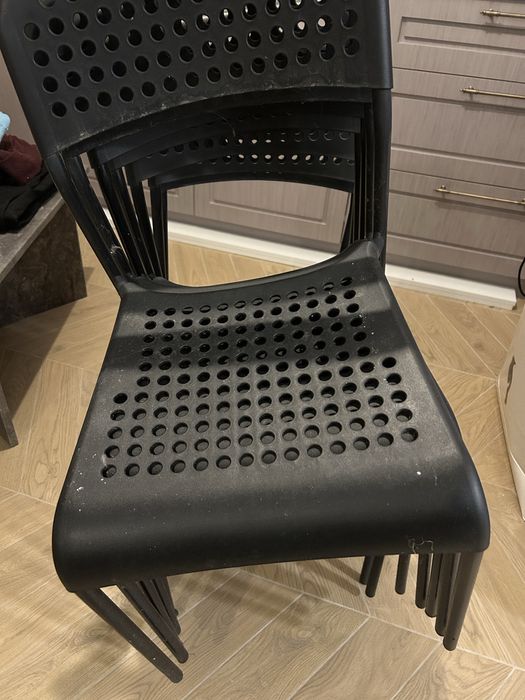 Krzesła Ikea Adde 8 sztuk. 8x krzesło