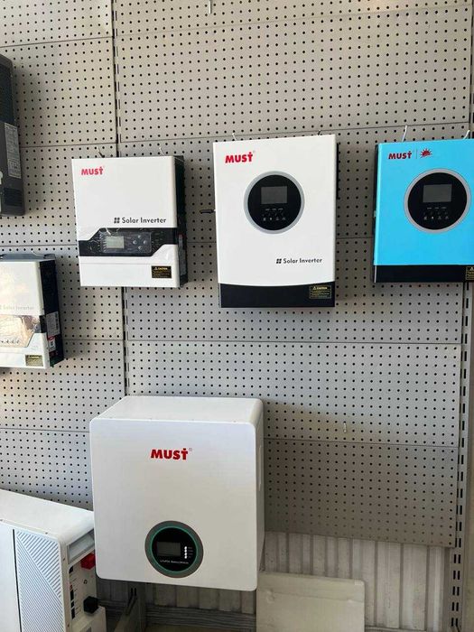 Сонячний інвертор MUST PV1800 24V 3.2 кВт 4 кВт + Акумулятор LiFePO4 150Ah 200Ah Безперебійник ДБЖ для дома ИБП
