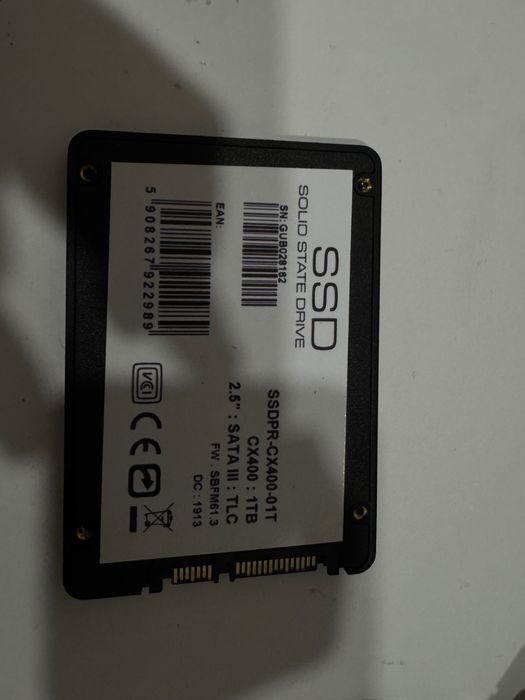 SSD 1 tb, стан нового
