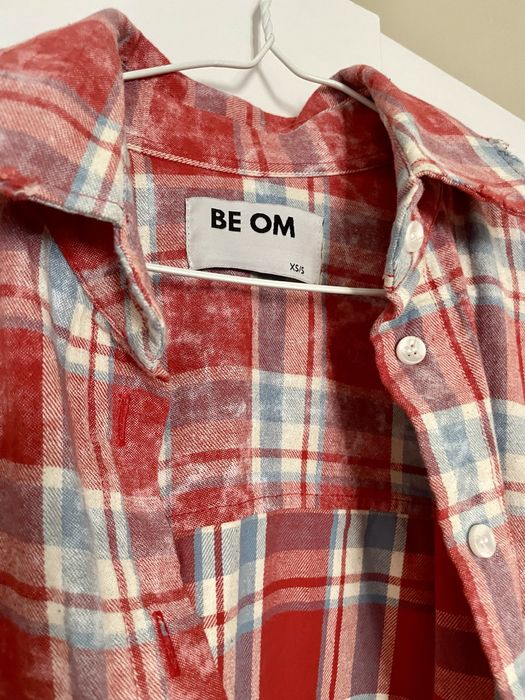 Картата рубашка сорочка BeOmDesign