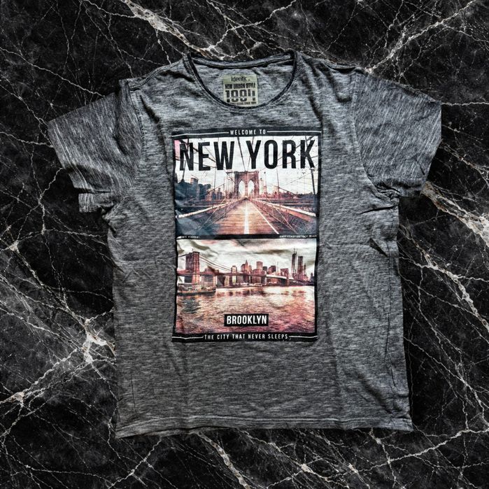 Stylowa koszulka męska NEW YORK – miejski klimat w najlepszym wydaniu