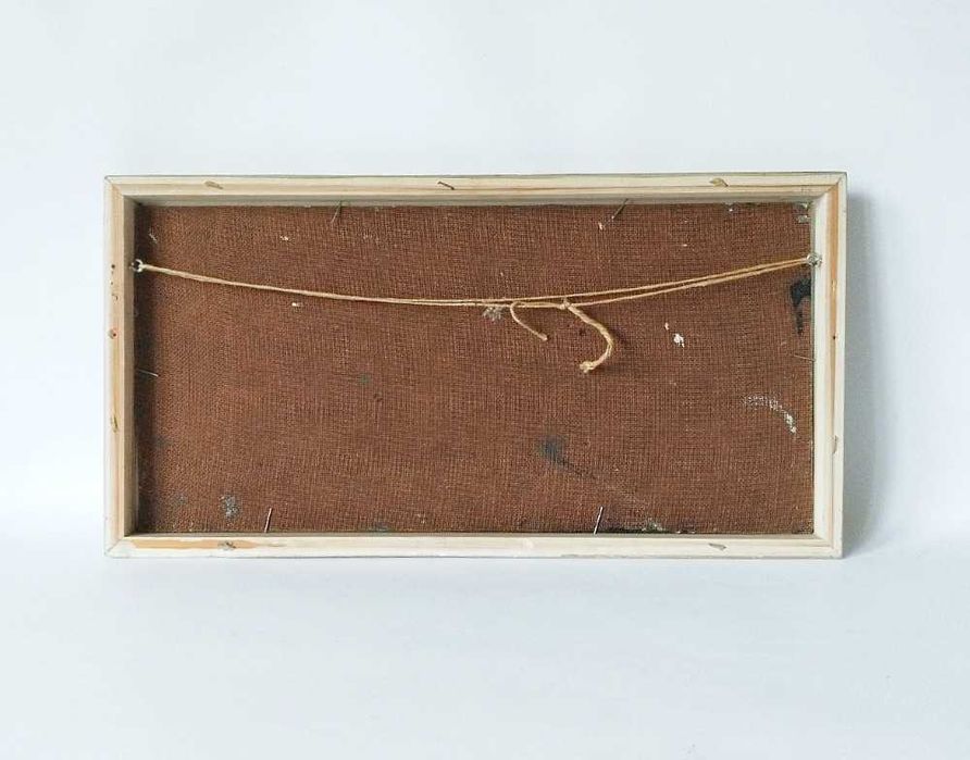 Obraz Kolekcja Pejzaż zimowy z wierzbami Technika mieszana