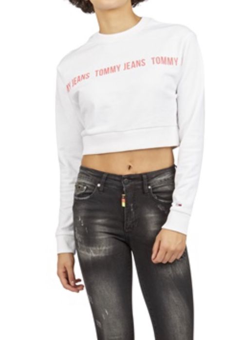 Sweatshirt Crop Tommy Jeans Nova Original