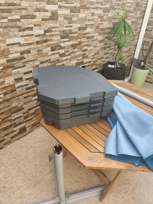 Base chapéu de Sol e chapéu de Sol