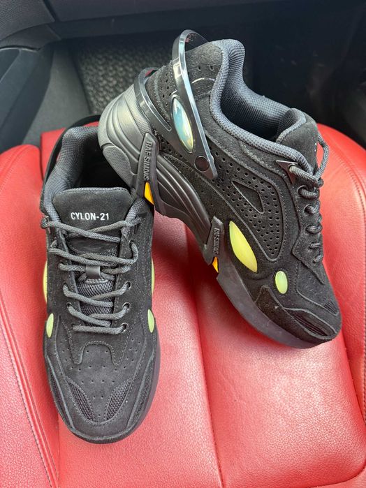 (БЕЗ ПЕРЕДОПЛАТИ) Raf Simons x Adidas Cylon-21 Black Yellow раф сімонс