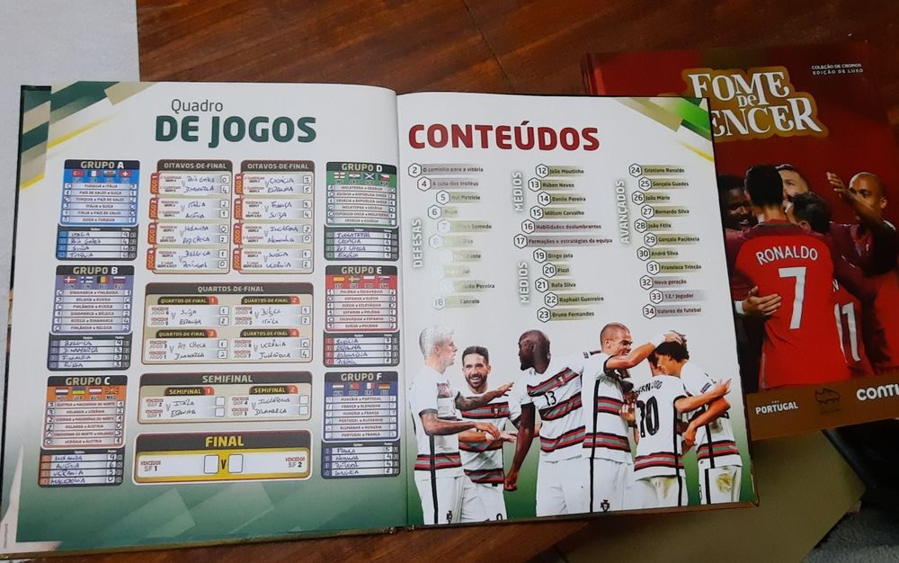 Cadernetas completas fome de vencer