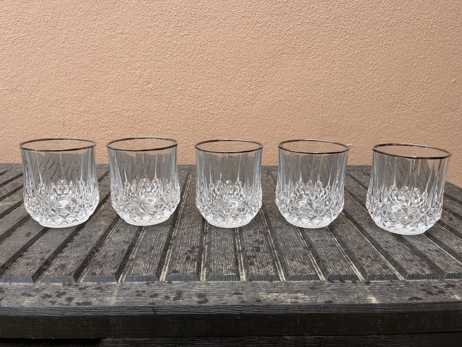 5 copos Cristal D'arques