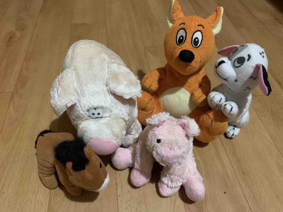 Лот м'яких іграшок тваринок