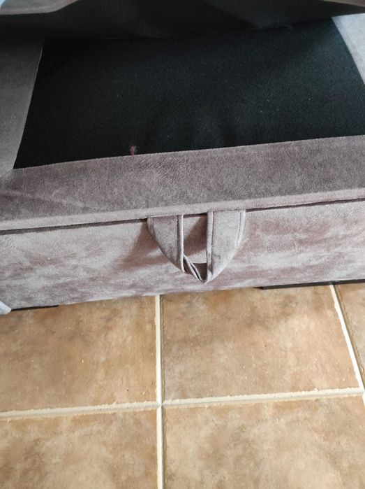 Oportunidade: Chaise longue cinzento reclinável e com arrumação