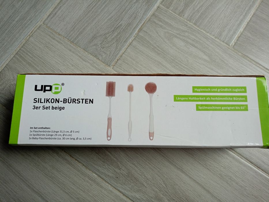 Zestaw 3 szczotek silikonowych