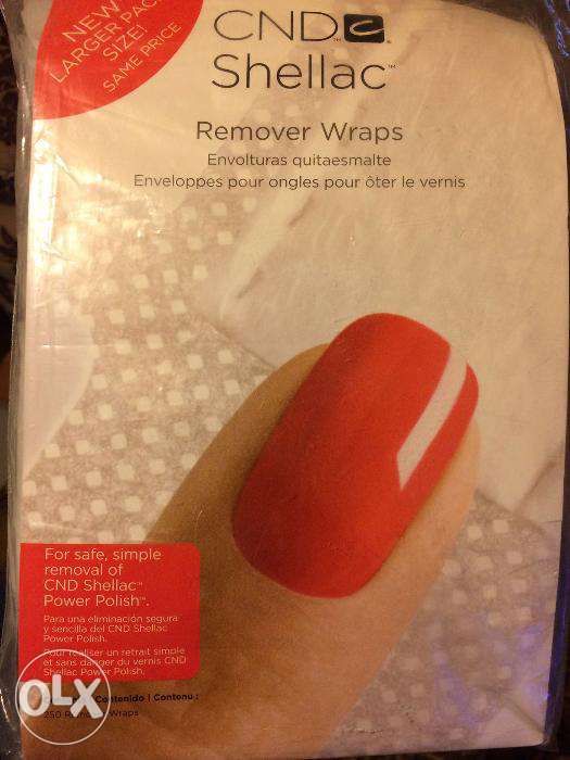CND Shellac Remover Wraps / Спонжи для удаления гель-лака