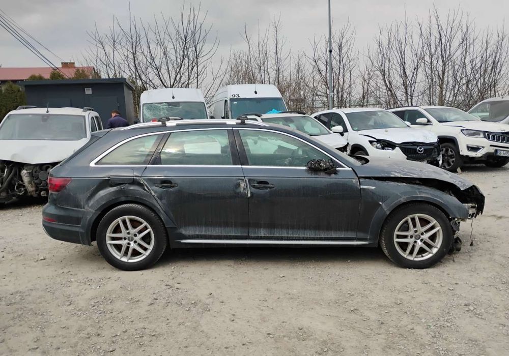 Audi A4 Allroad 2018r, ALLROAD 2.0 Benzyna QUATTRO. AUTOMAT. Uszkodzony. Poobijany.