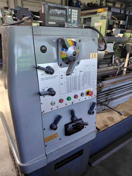 Tokarka uniwersalna Microcut przelot wrzeciona 90 mm