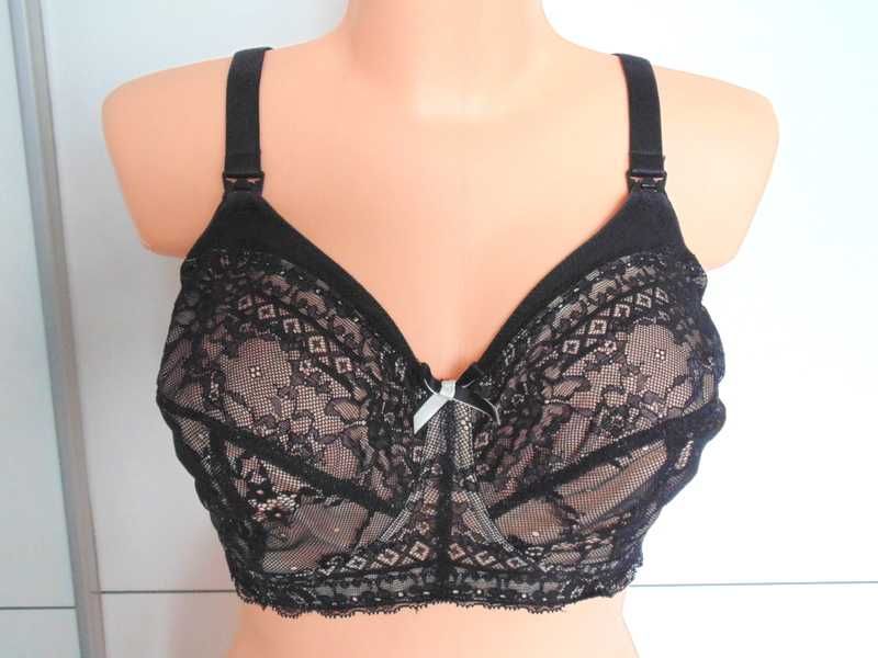 Panache nowy miękki elegancki biustonosz z koronką do karmienia 70GG