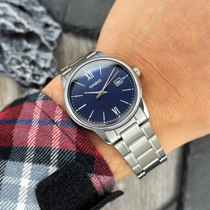 АКЦІЯ!! Чоловічий годинник Casio Classic Office Stile: Кварцовий, сталевий браслет