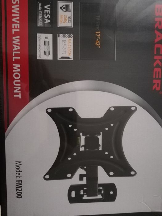 Uchwyt do telewizora 12 42 cale nowy z ramieniem zestaw