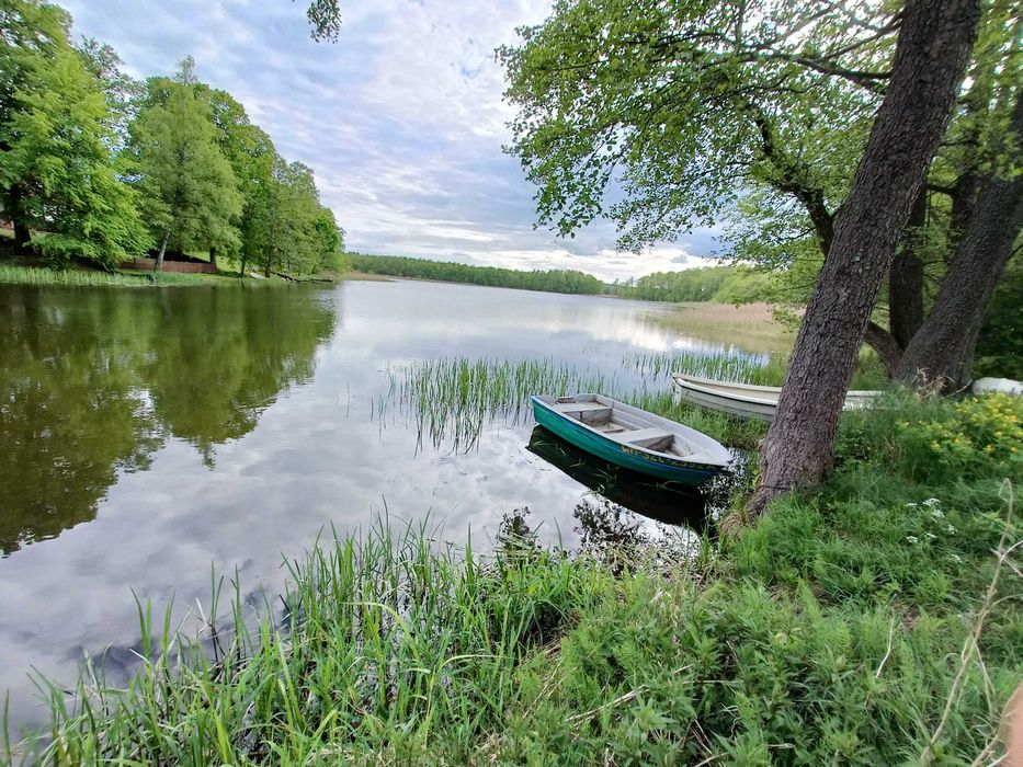 Mazury-DOMEK POD LASEM. Wędkowanie, kajaki, rowery.