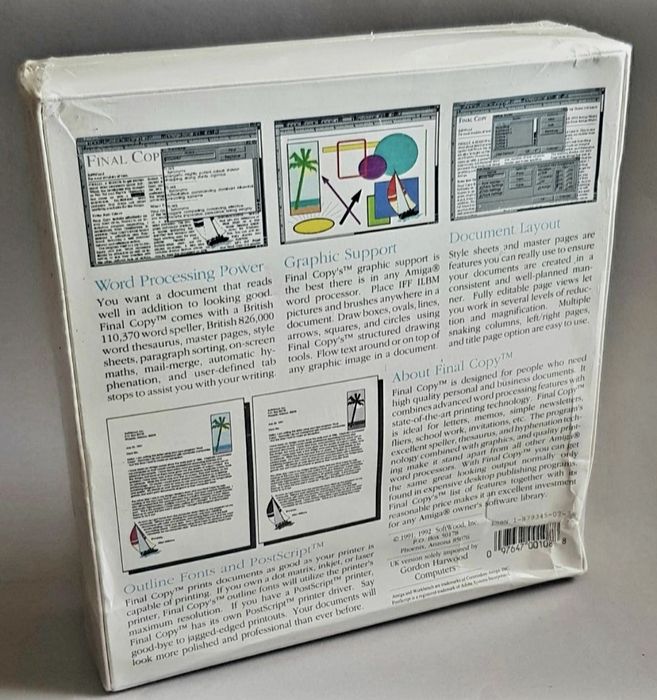 Programy na Amigę Final Copy i Opus