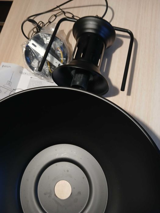 Lampa wisząca LOFT GRAVIS E27 czarna, industrialna EDO Solutions