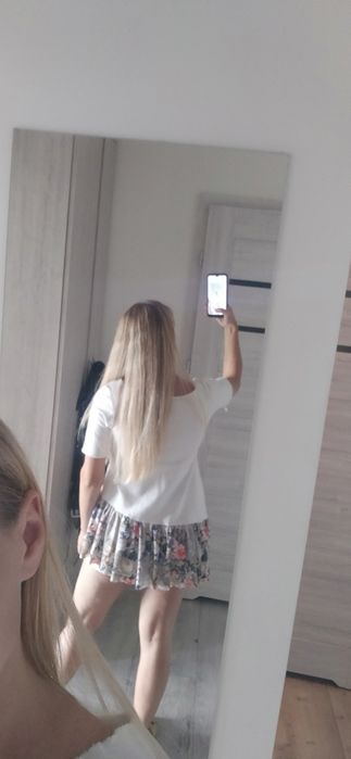 Ashton metryczna dłuższa bluzka/jak nowa, S/15zł