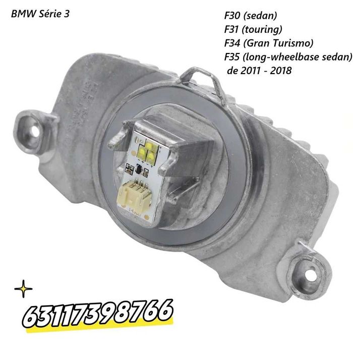 Modulo luz diurna DRL Angel Eye Bmw F30 F31 F34 F35  NOVO