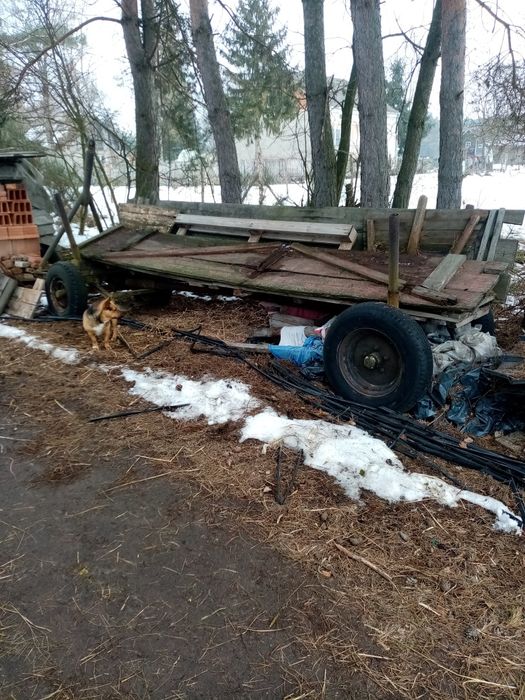 Wóz konny z zaczepem ciągnikowym