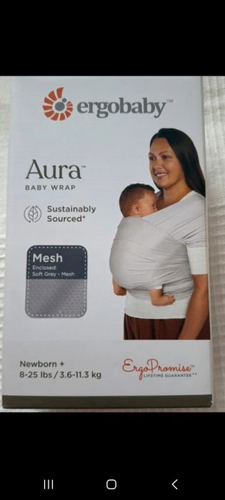 Porta bebés Pano Aura Mesh - Ergobaby