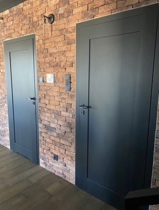Drzwi wewnętrzne ELEGANCE Windoor czarne białe przylgowe bezprzylgowe