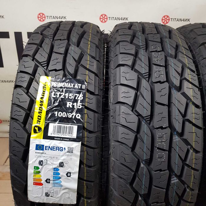 + РОЗПРОДАЖ 4шт НОВІ Шини літні 215/75/15 RoadMarch Primemax AT II  літо резина