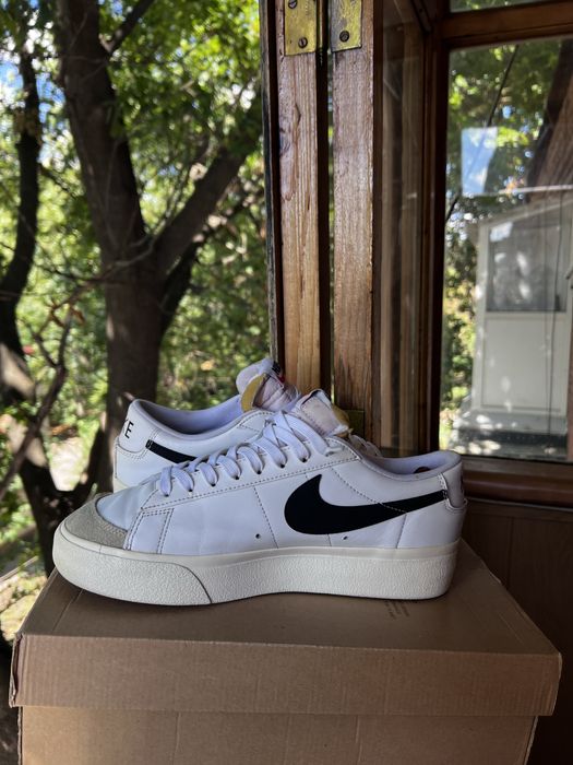 Скросівки: Nike Blazer Low Platform White
