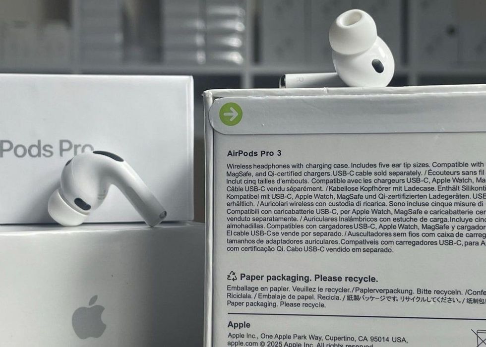 Навушники AirPods Pro 3 (Максимальна якість, гарантія 6 місяців)