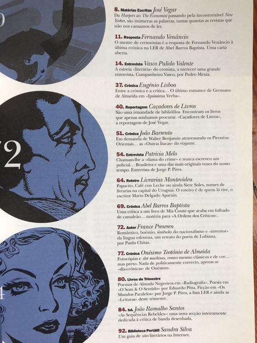 Vários números raros da revista Ler