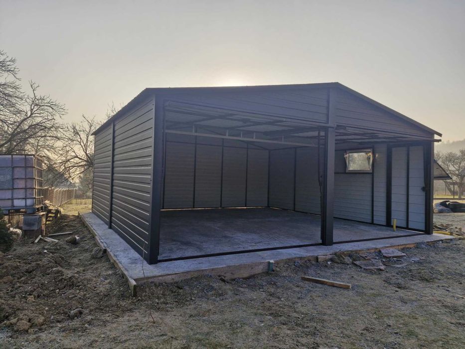 Garaz blaszany garaż blaszak garaże blaszane 6x6 7x5 6x6 7x6 5x7 9x6