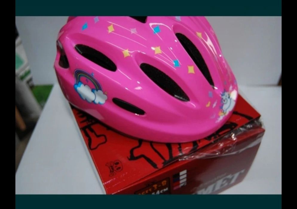 Kask rowerowy dla dziewczynki