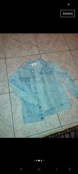 kurtka katana jeansowa rozm. XS firmy WOW bawełna